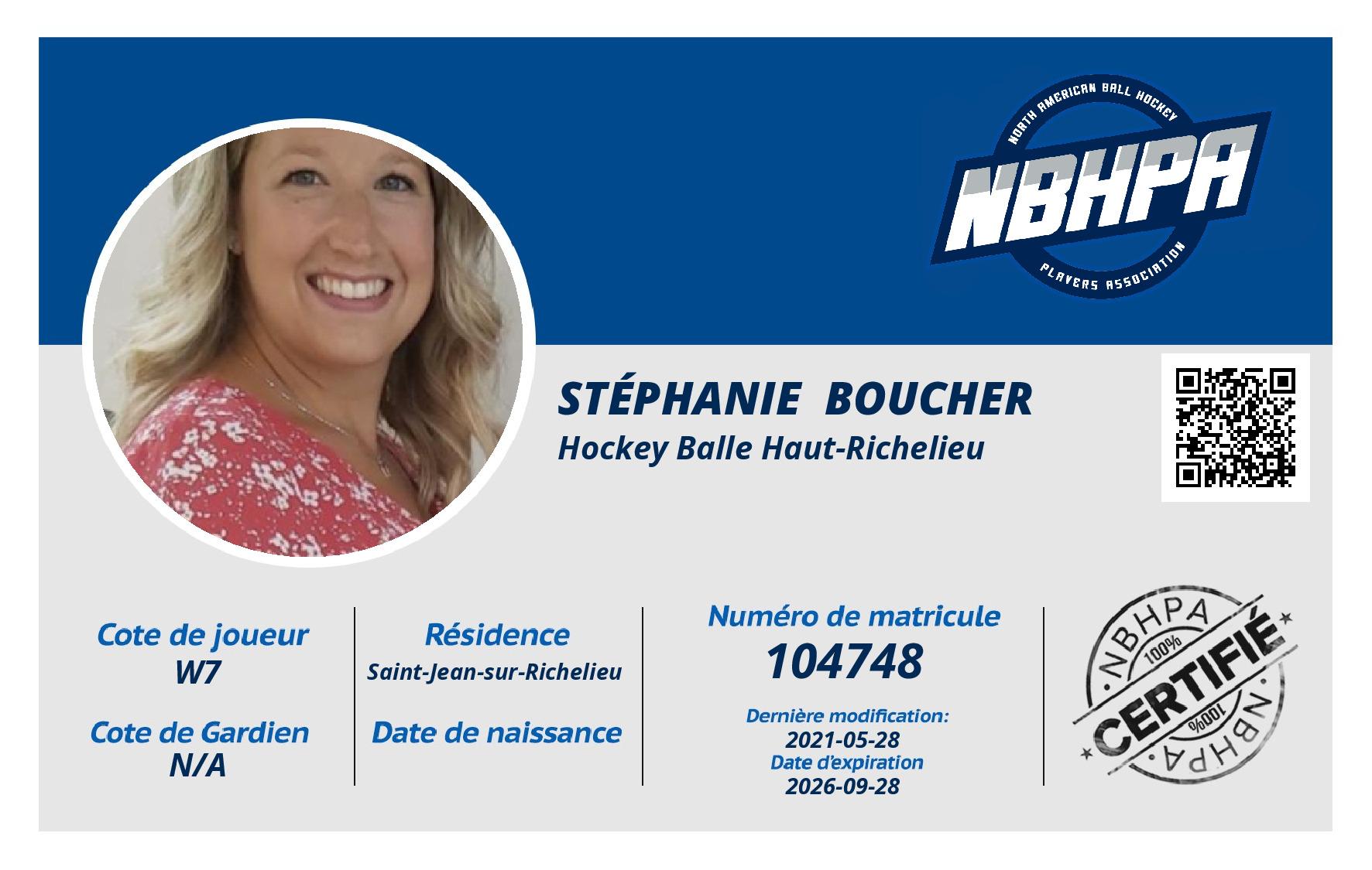 Stéphanie  Boucher