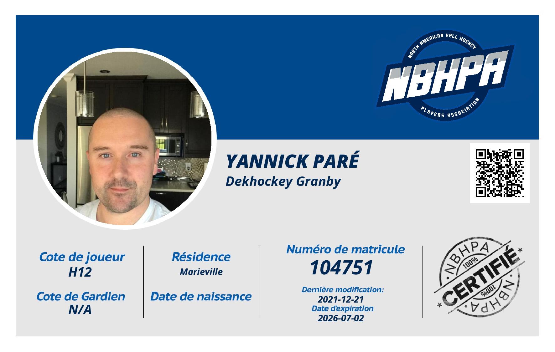 Yannick Paré