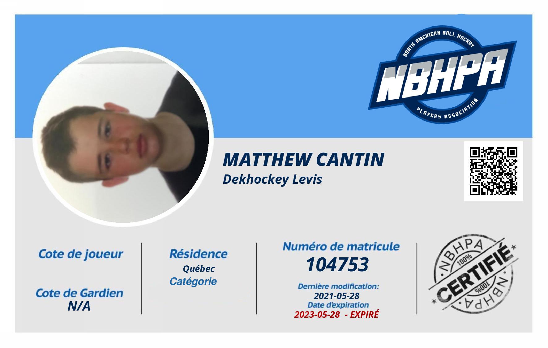 Matthew Cantin