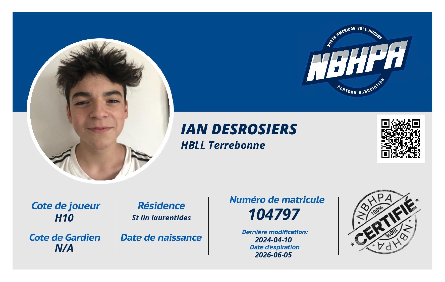 Ian Desrosiers