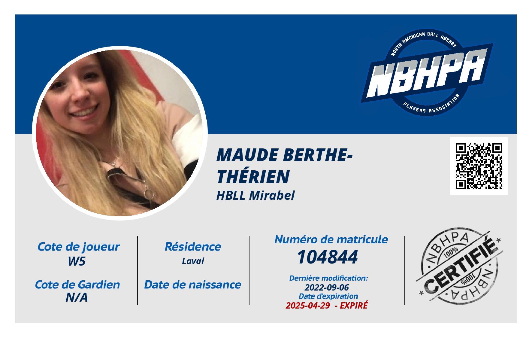 Maude Berthe-Thérien