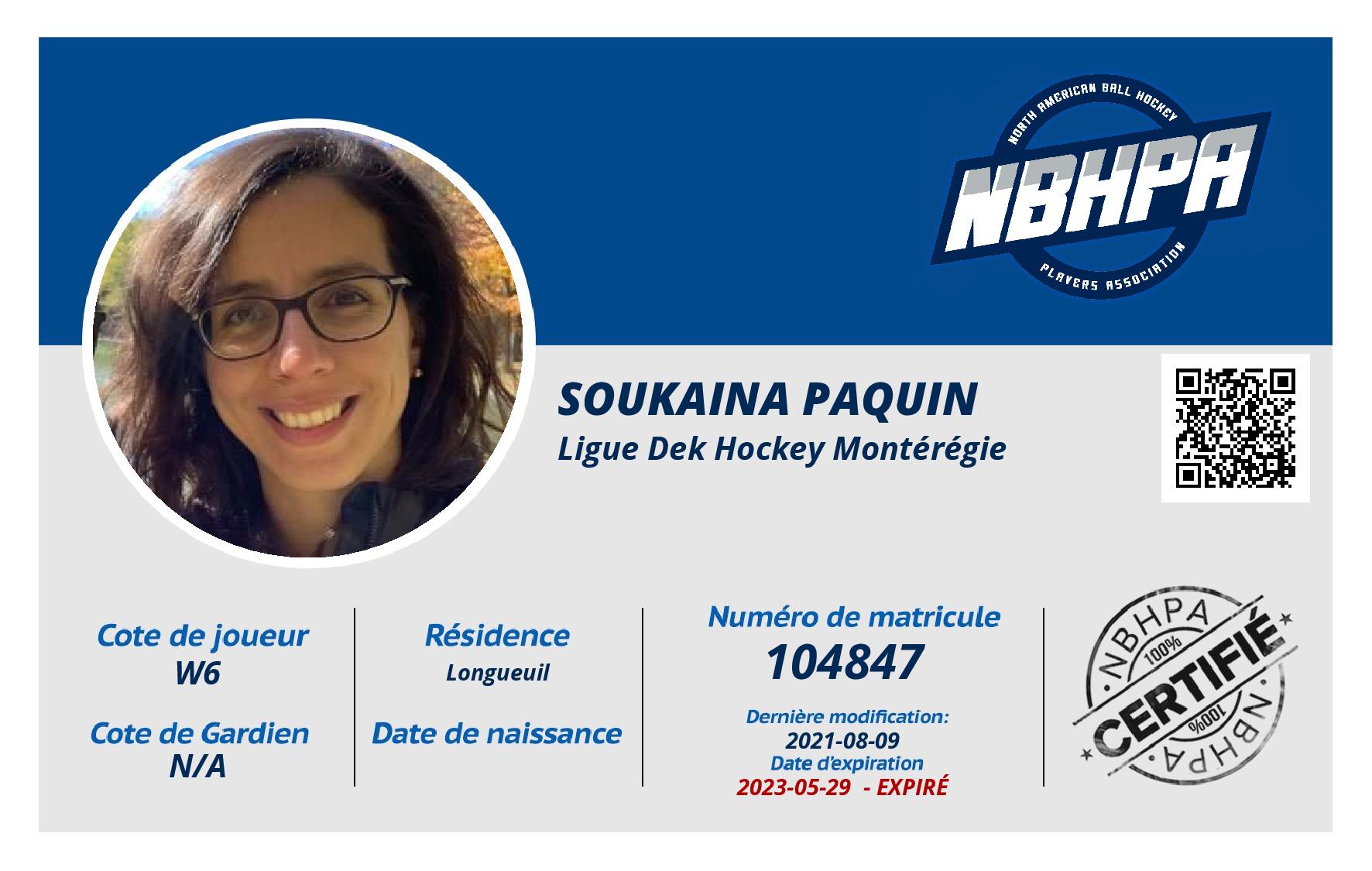 Soukaina Paquin 