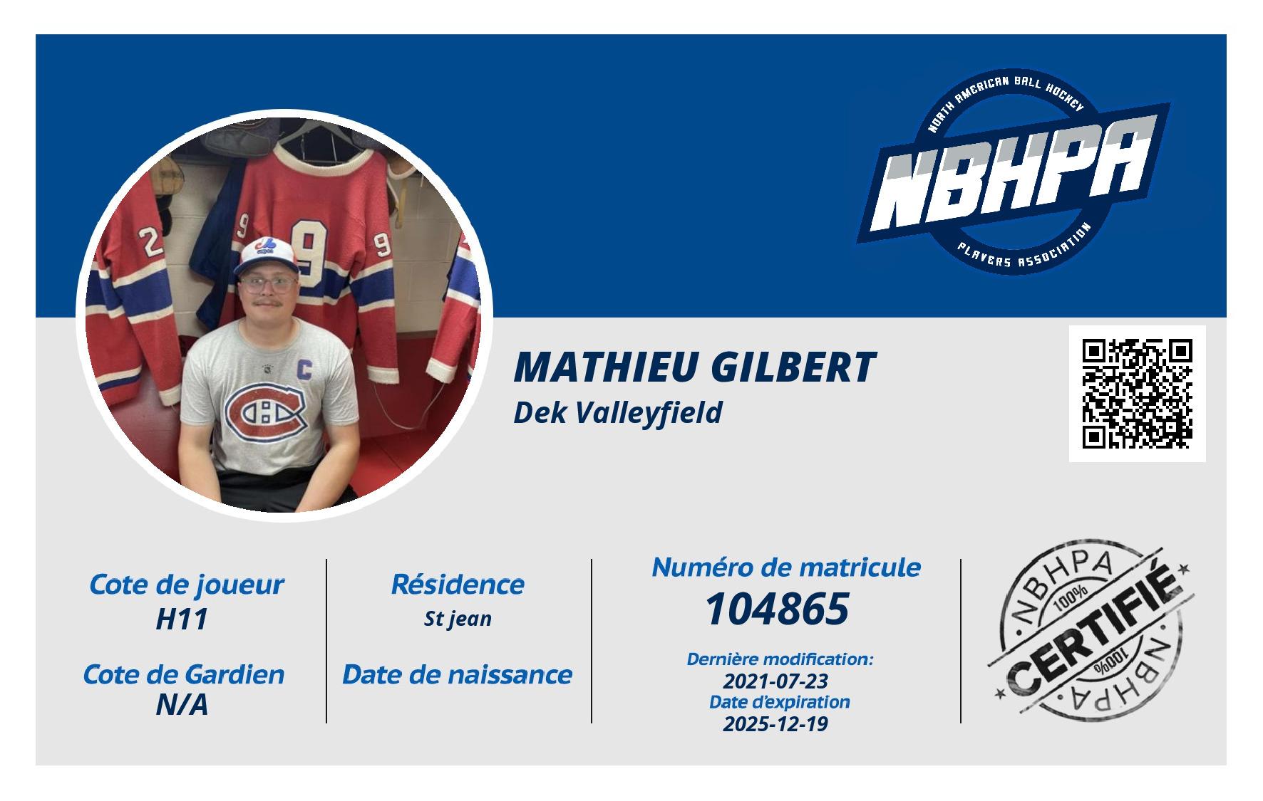 Mathieu Gilbert