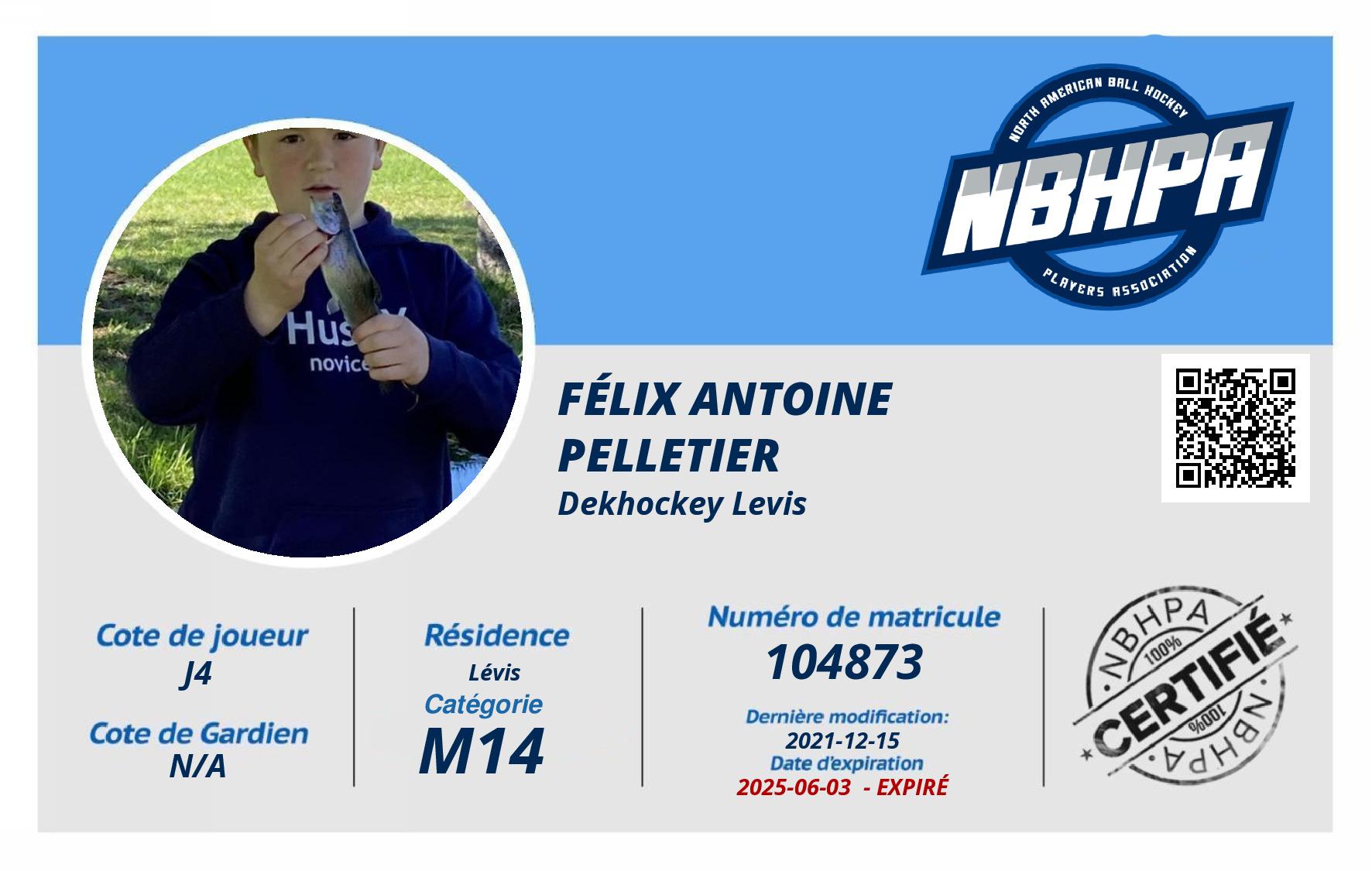 Félix Antoine  Pelletier 