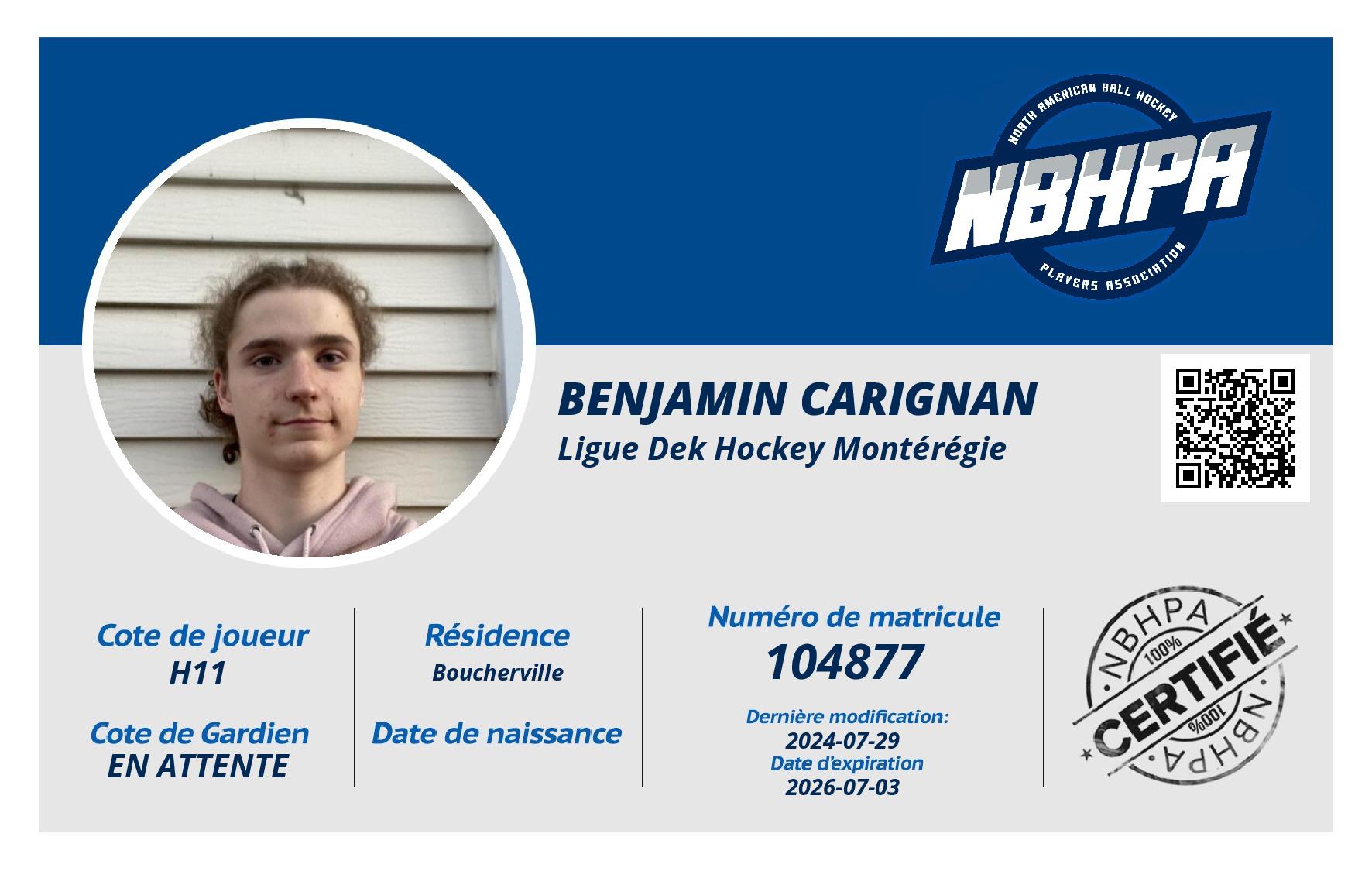 Benjamin Carignan