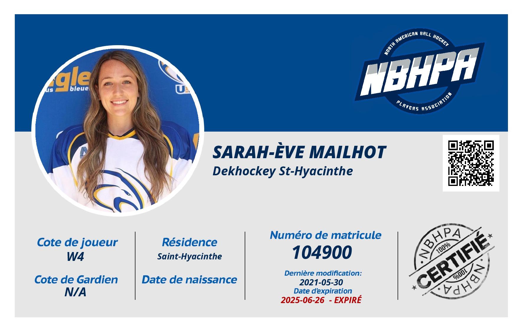 Sarah-Ève Mailhot