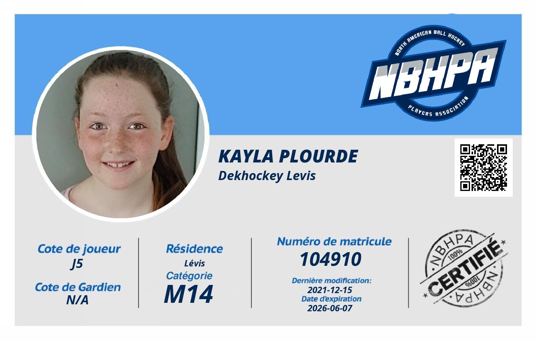 Kayla Plourde