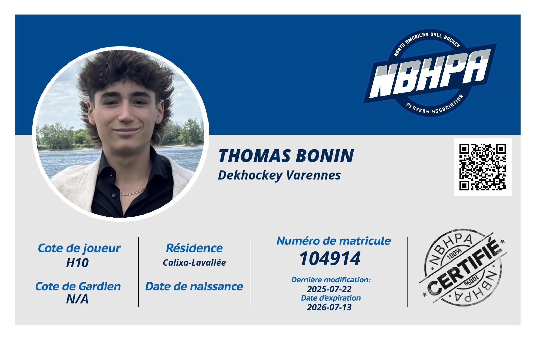Thomas Bonin