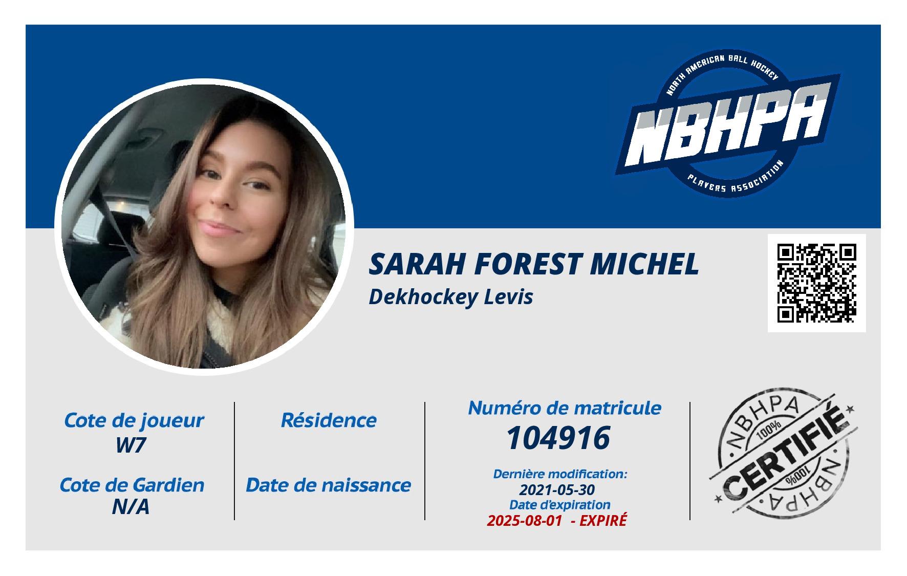 Sarah Forest Michel