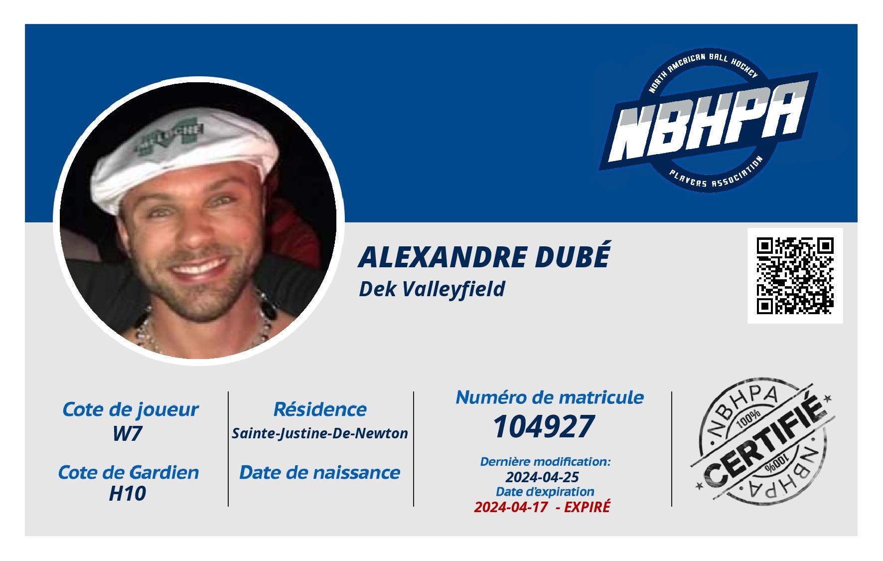 Alexandre Dubé