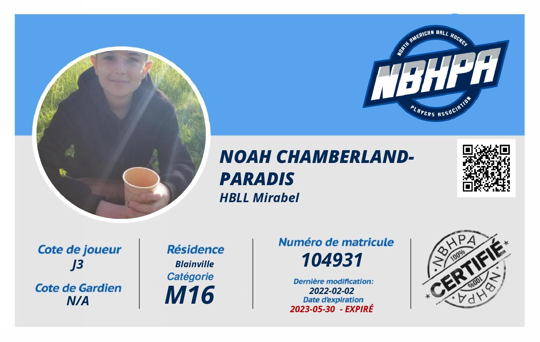 Noah Chamberland-Paradis 