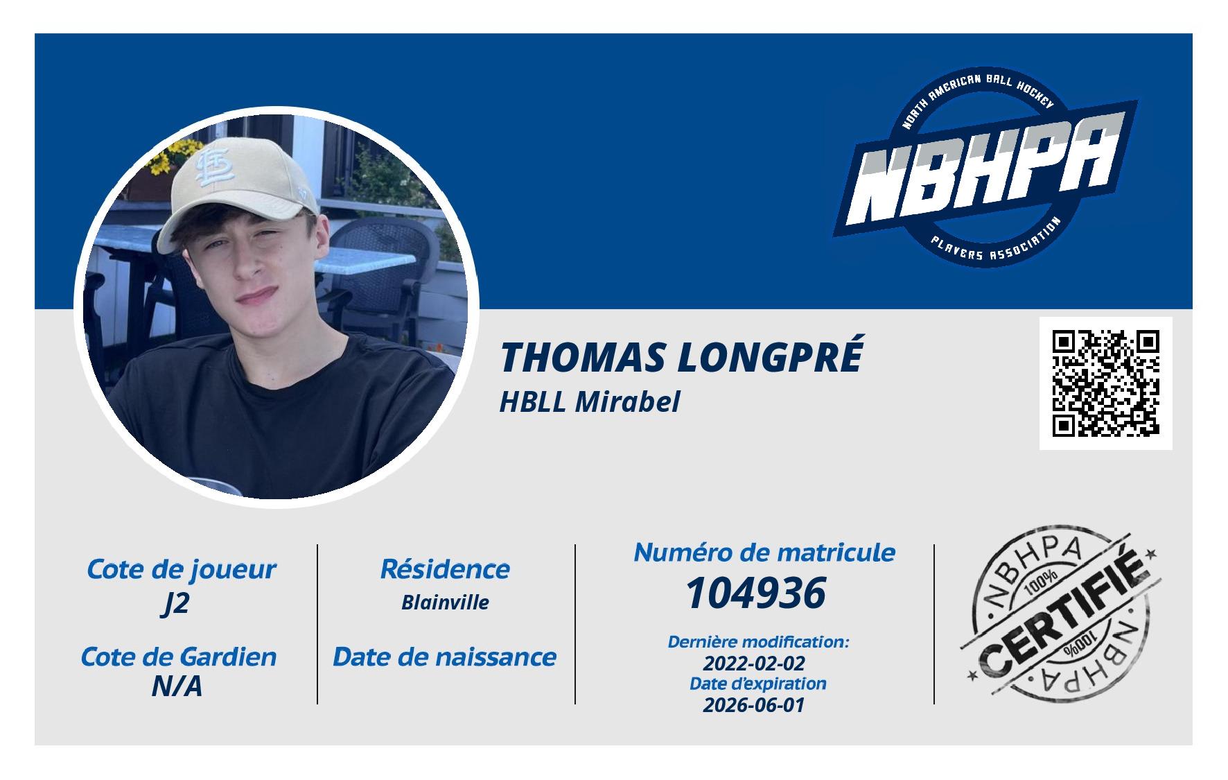 Thomas Longpré 