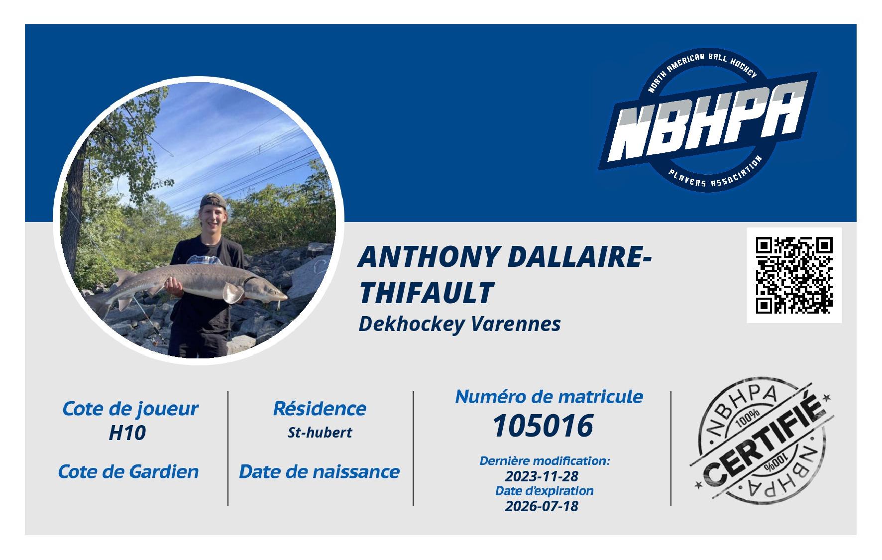 Anthony Dallaire-Thifault