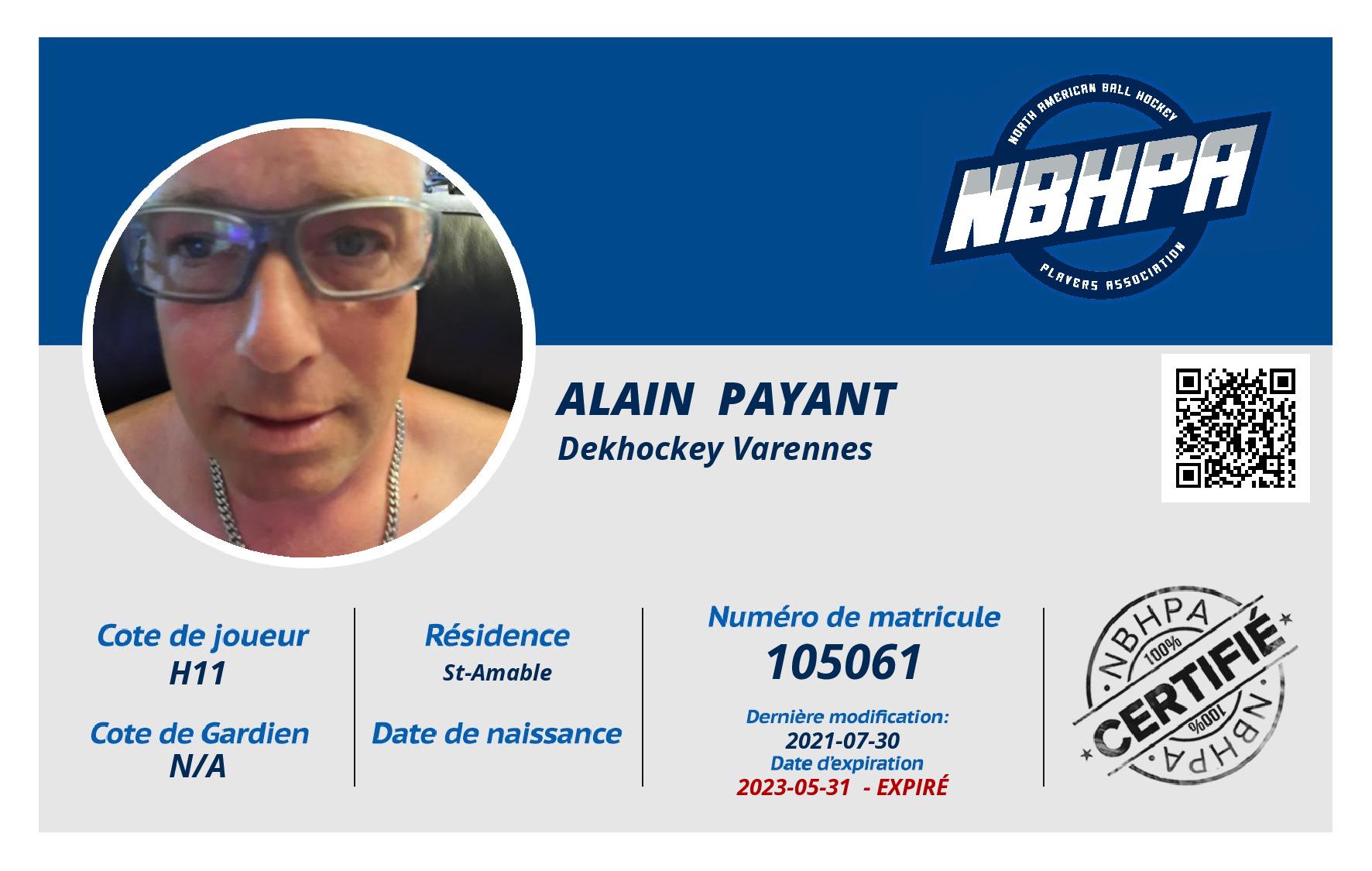 Alain  Payant