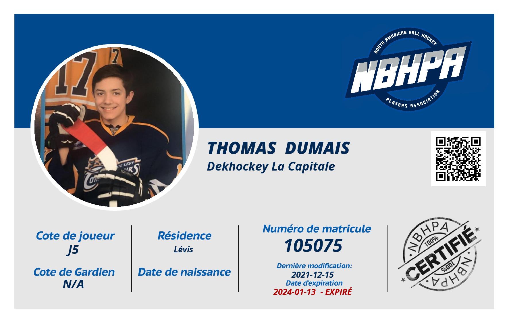 Thomas  Dumais
