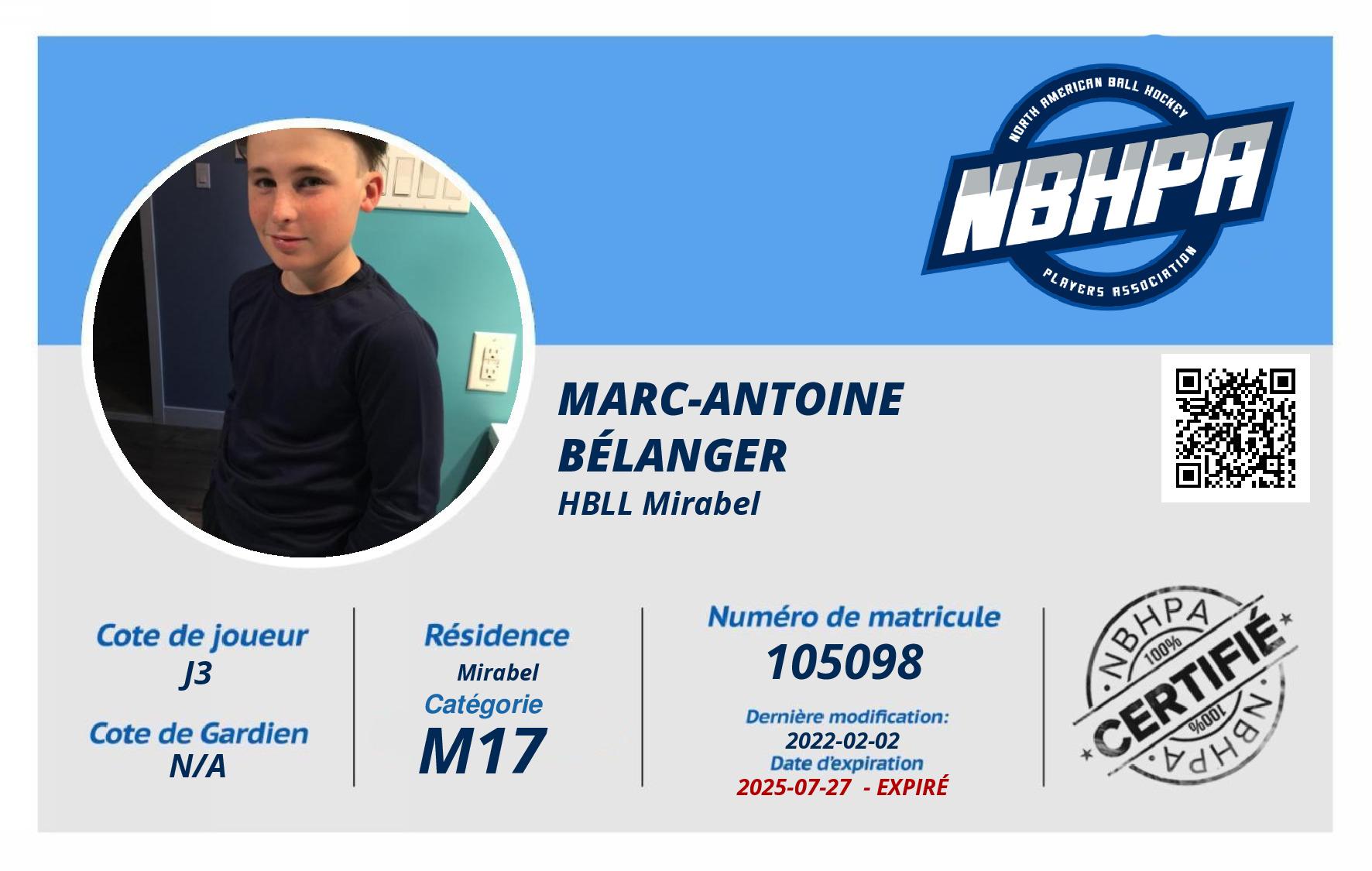 Marc-Antoine Bélanger