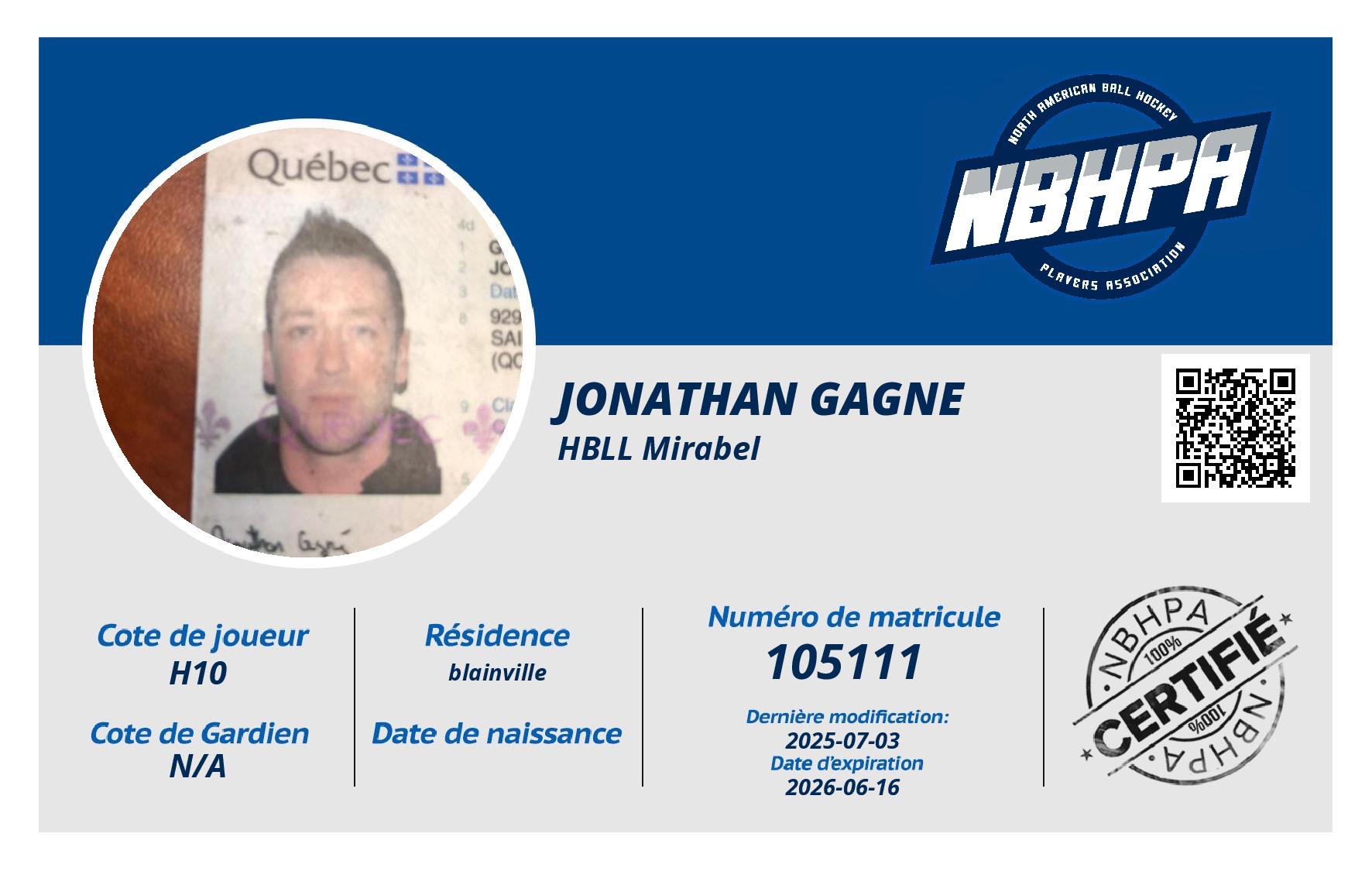 Jonathan Gagne