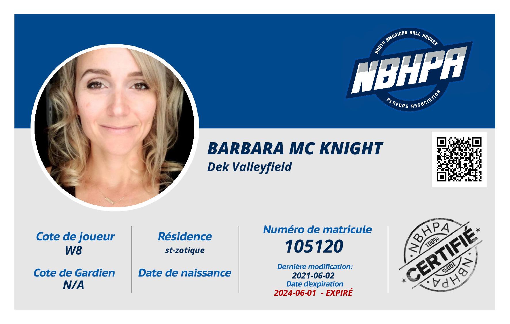 Barbara Mc Knight