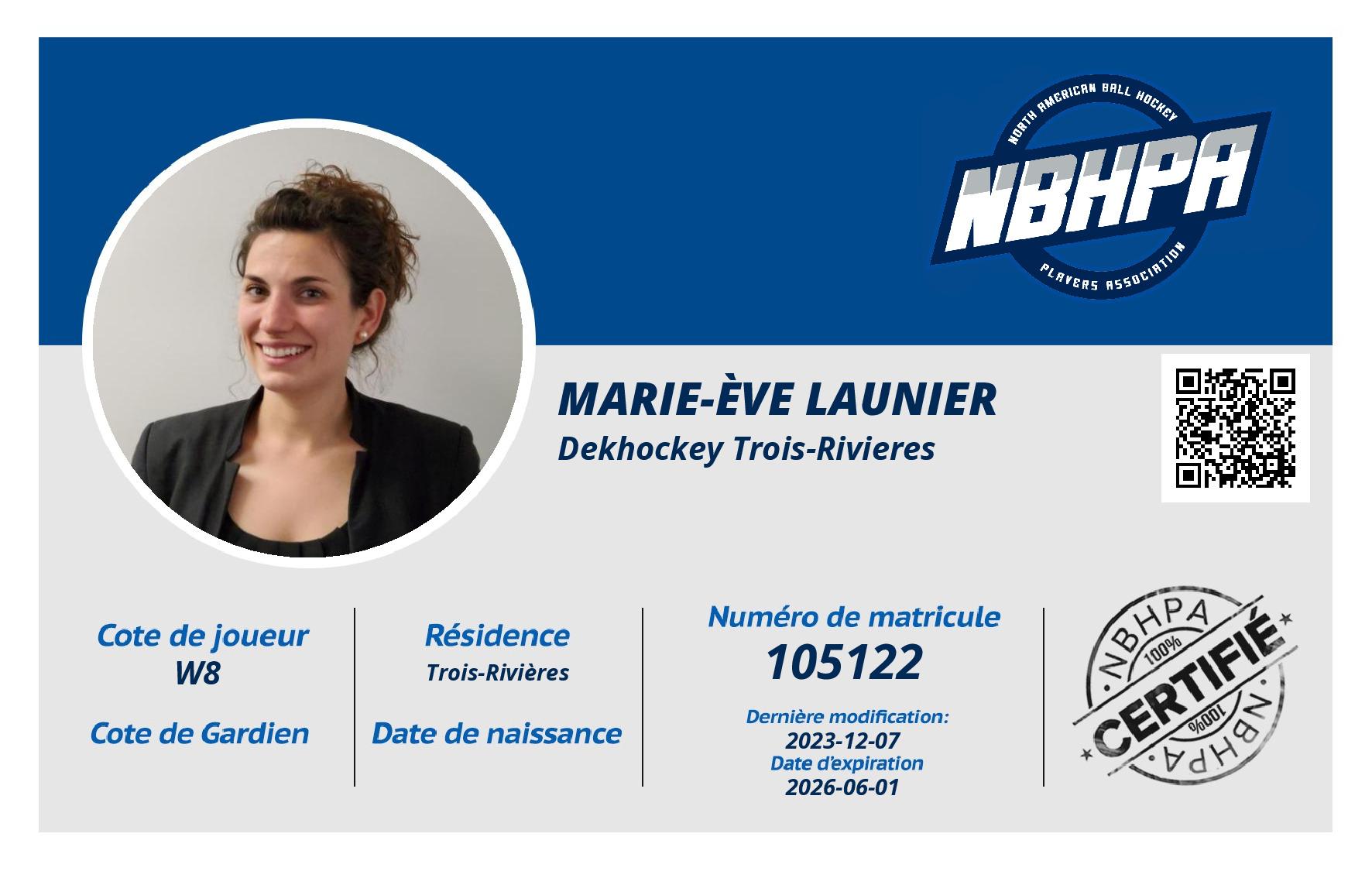Marie-Ève Launier