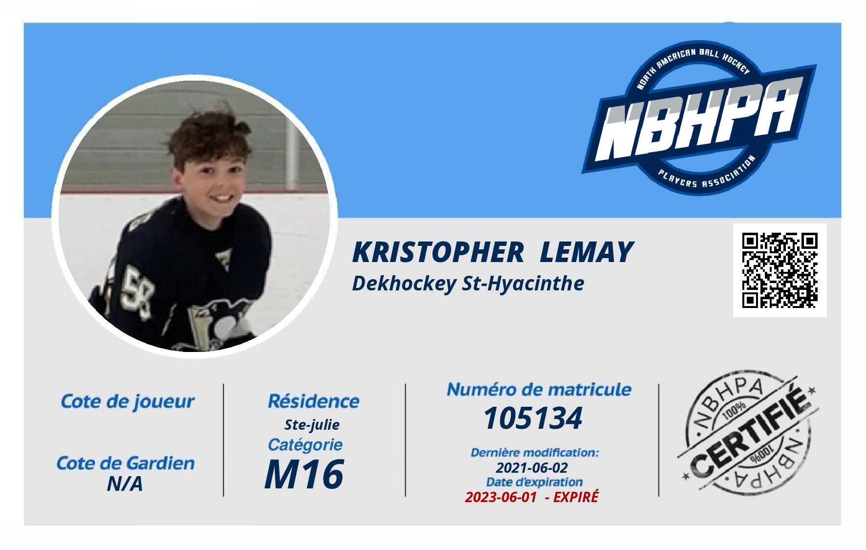 Kristopher  Lemay
