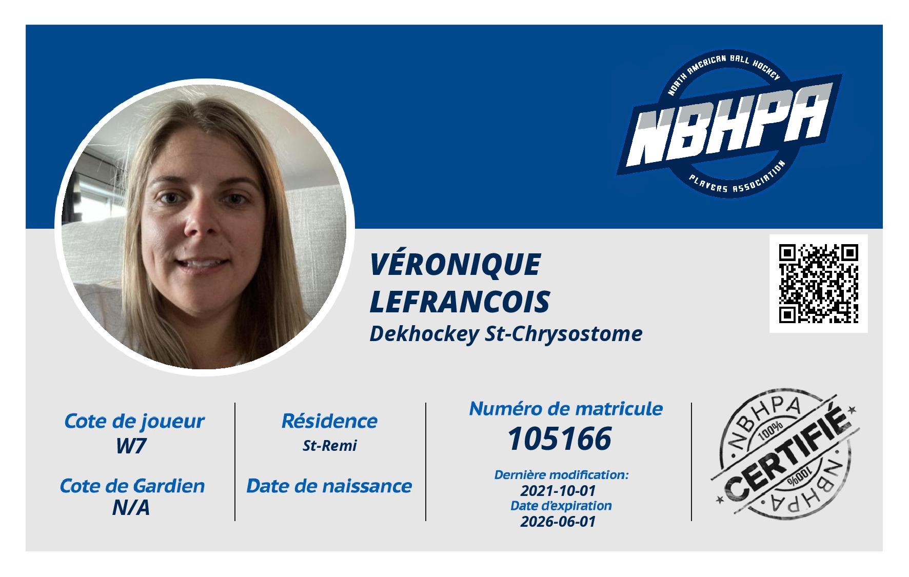 Véronique  Lefrancois