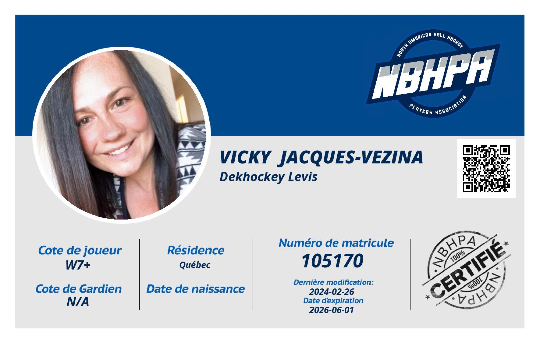 Vicky  Jacques-Vezina