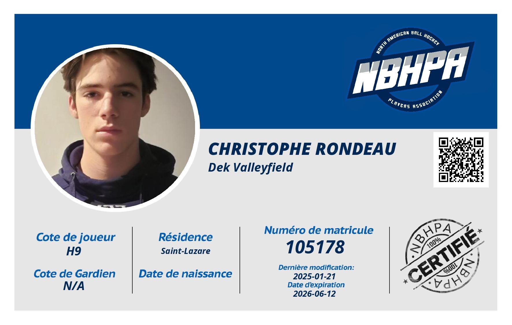 Christophe Rondeau