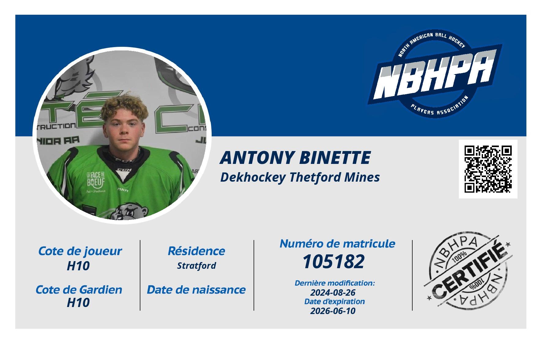 Antony Binette