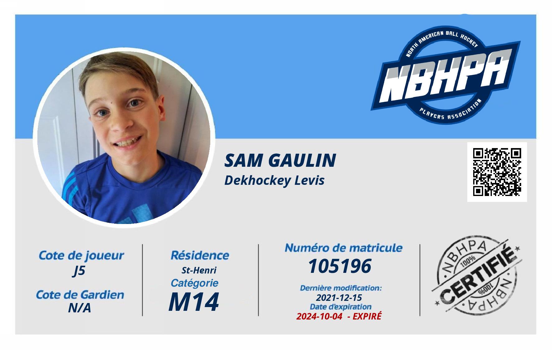 Sam Gaulin