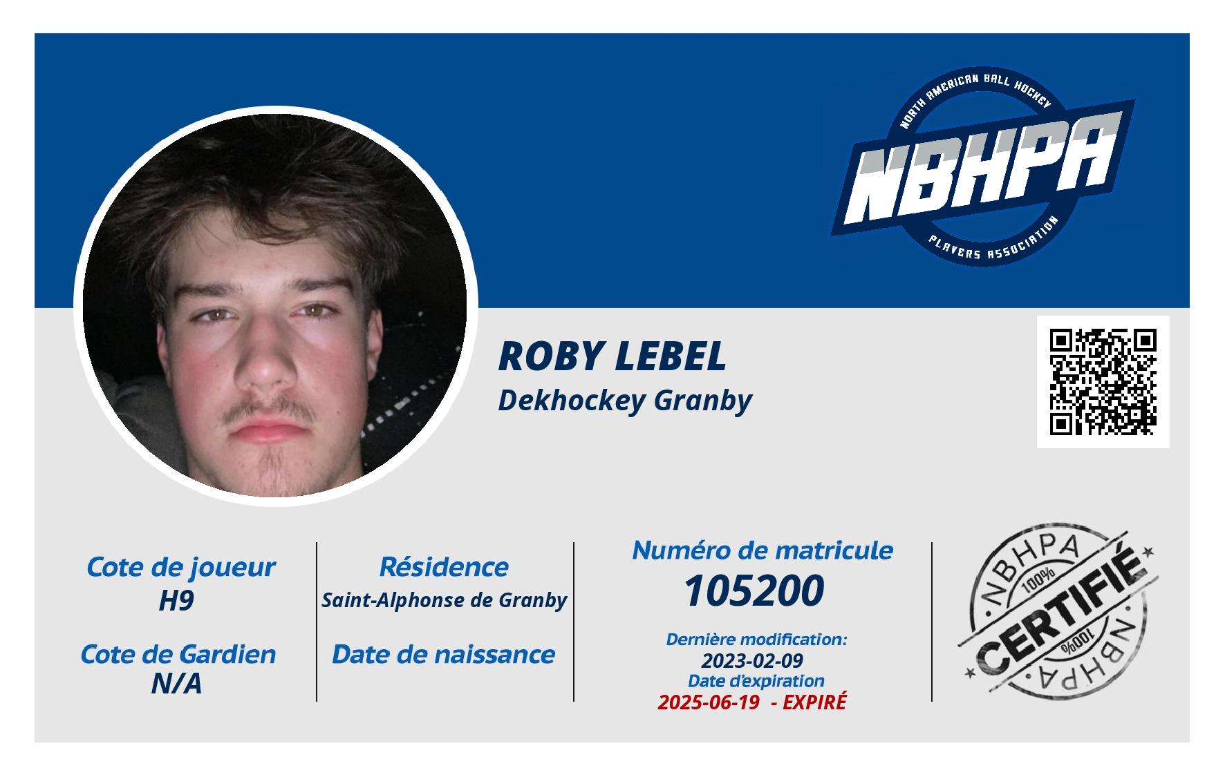 Roby Lebel