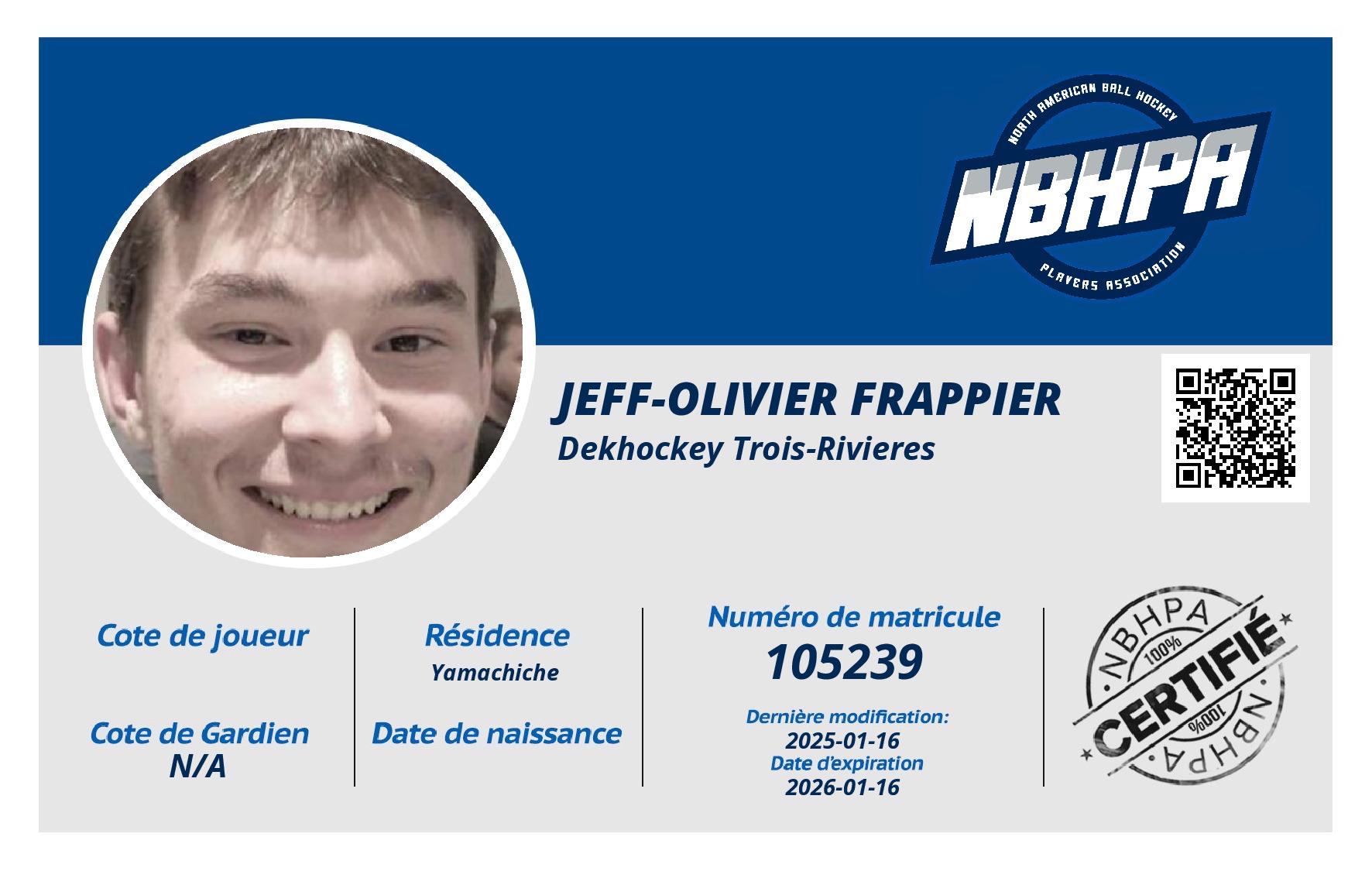 Jeff-Olivier Frappier