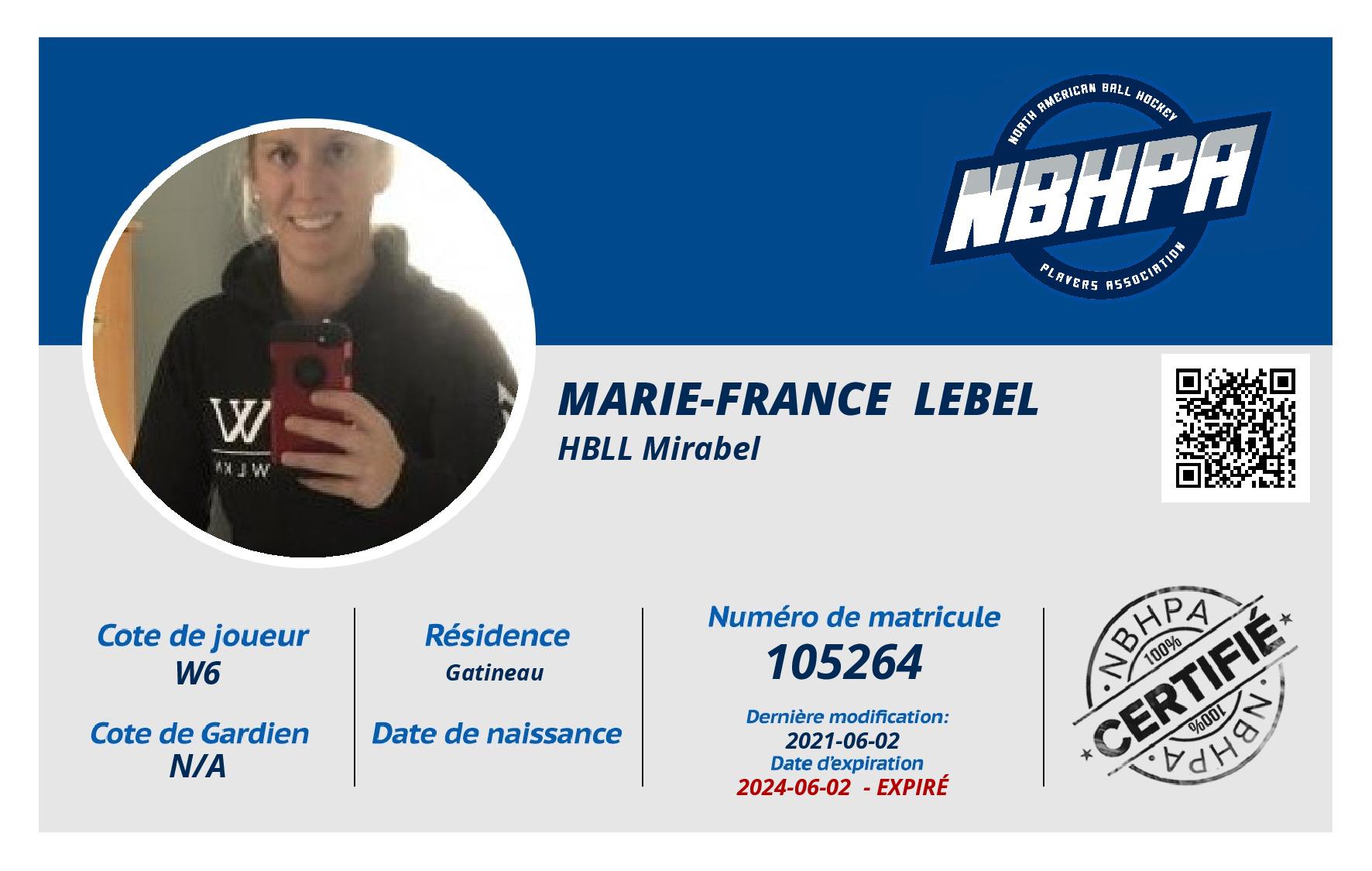 Marie-France  Lebel