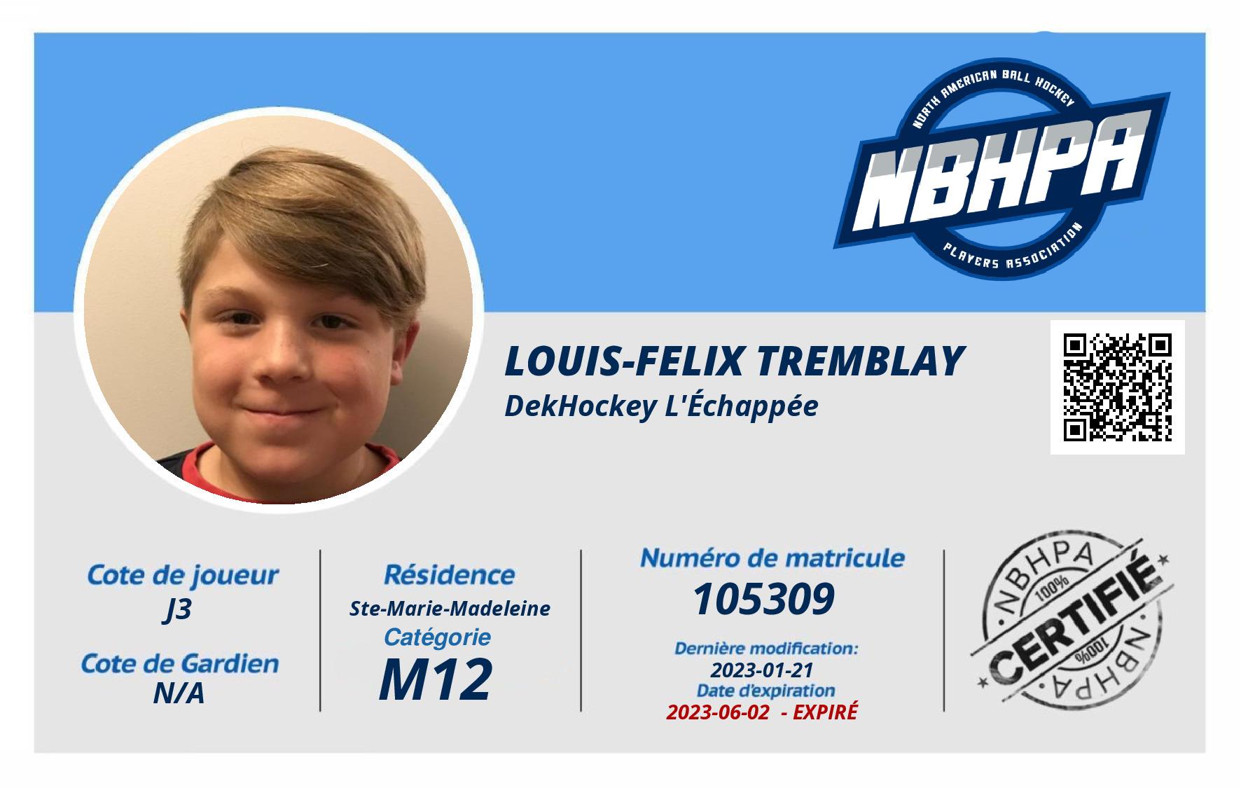 Louis-Felix Tremblay