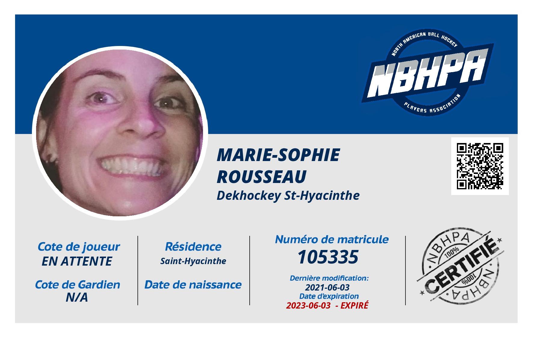 Marie-Sophie Rousseau