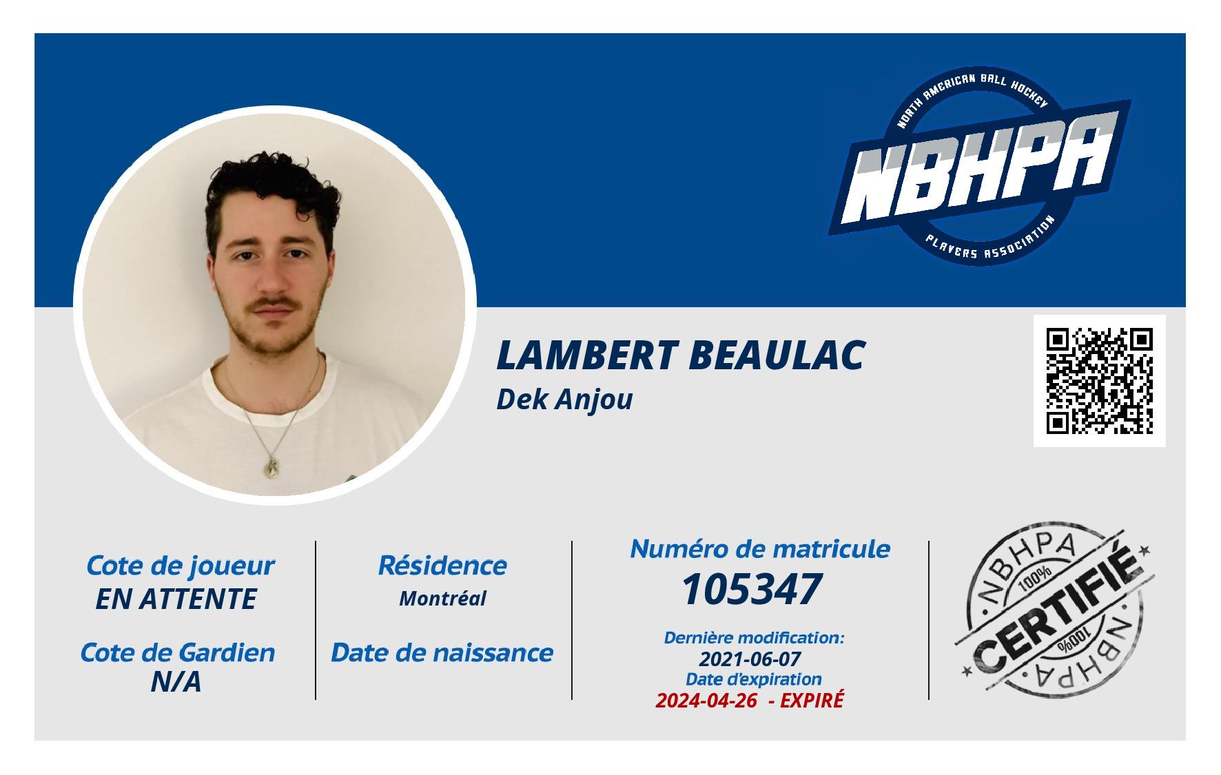 Lambert Beaulac