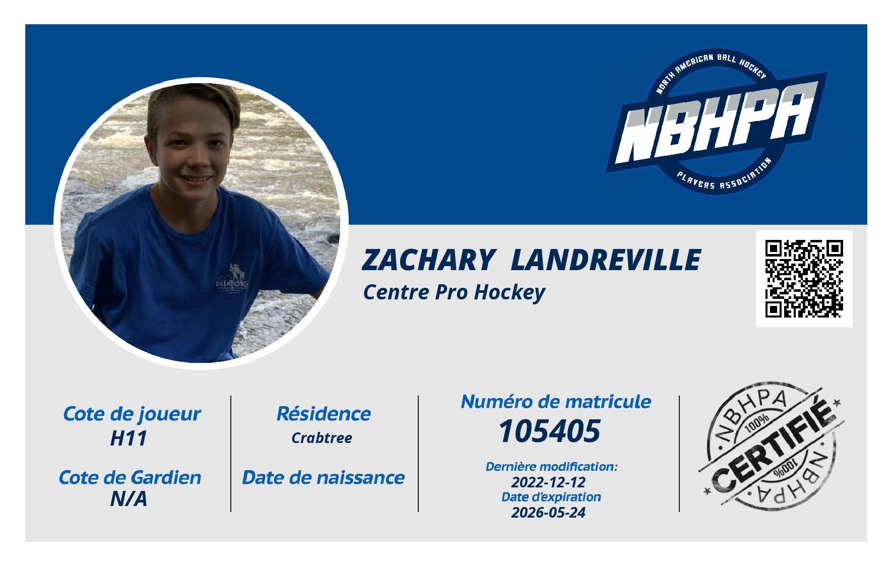 Zachary  Landreville