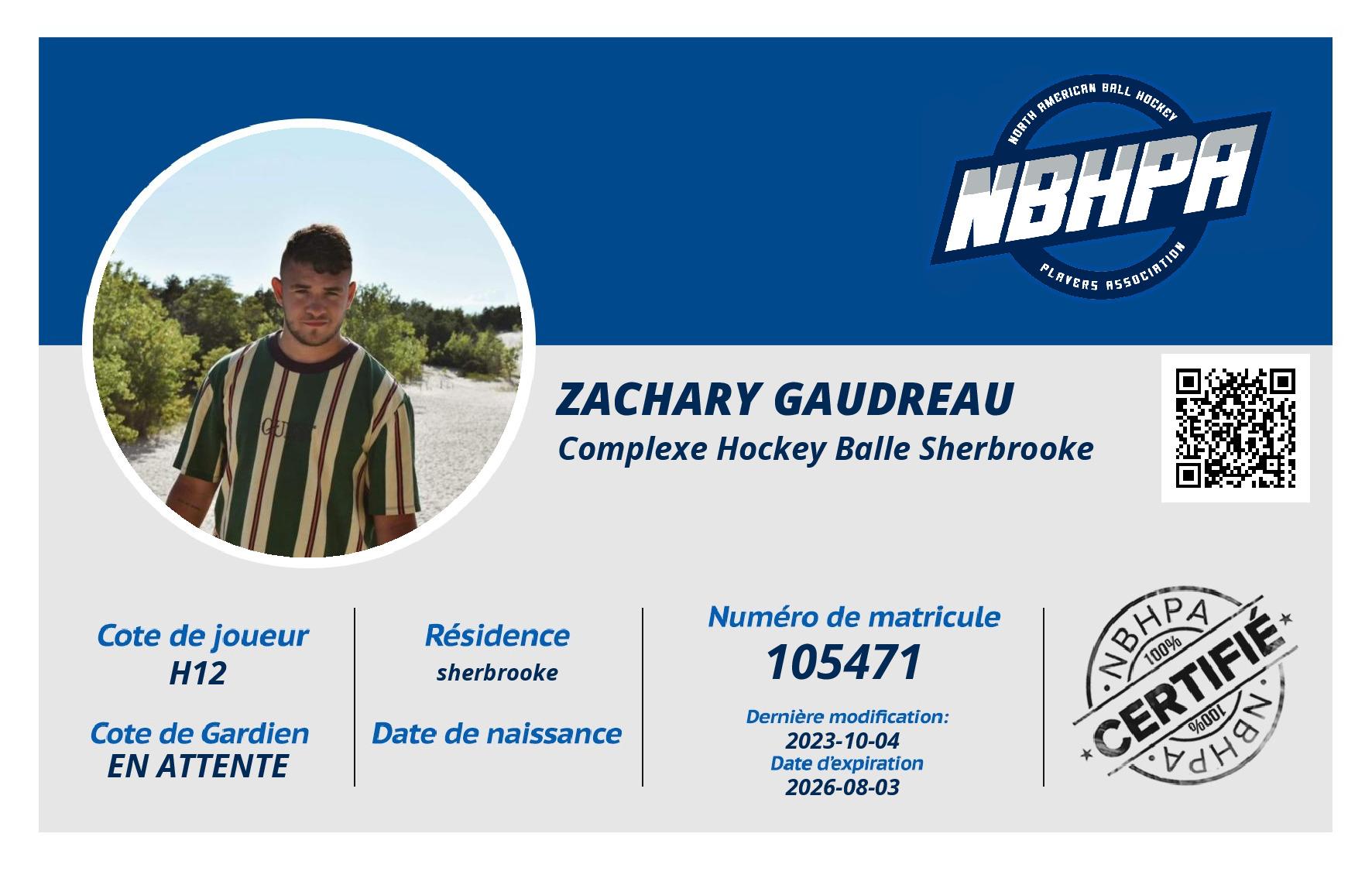 Zachary gaudreau