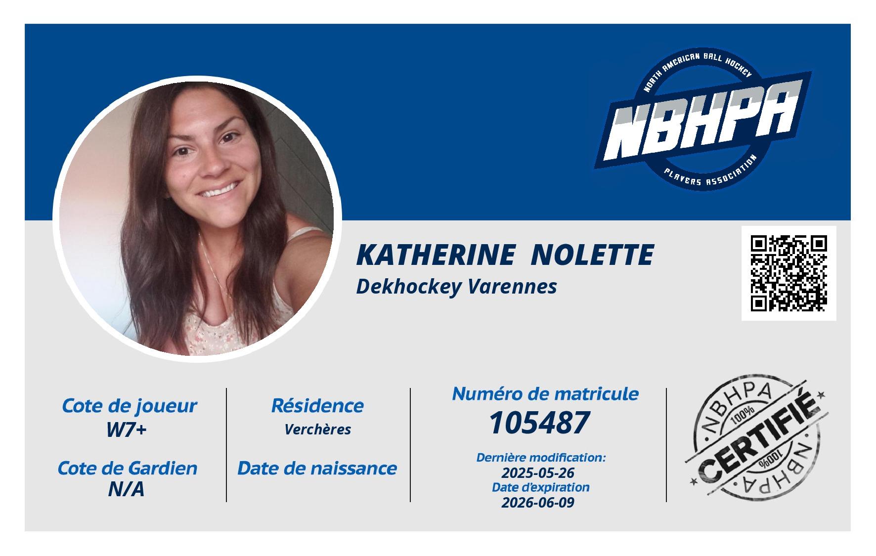 Katherine  Nolette