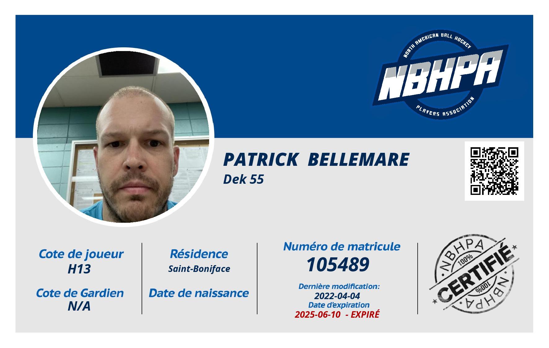 Patrick  Bellemare 