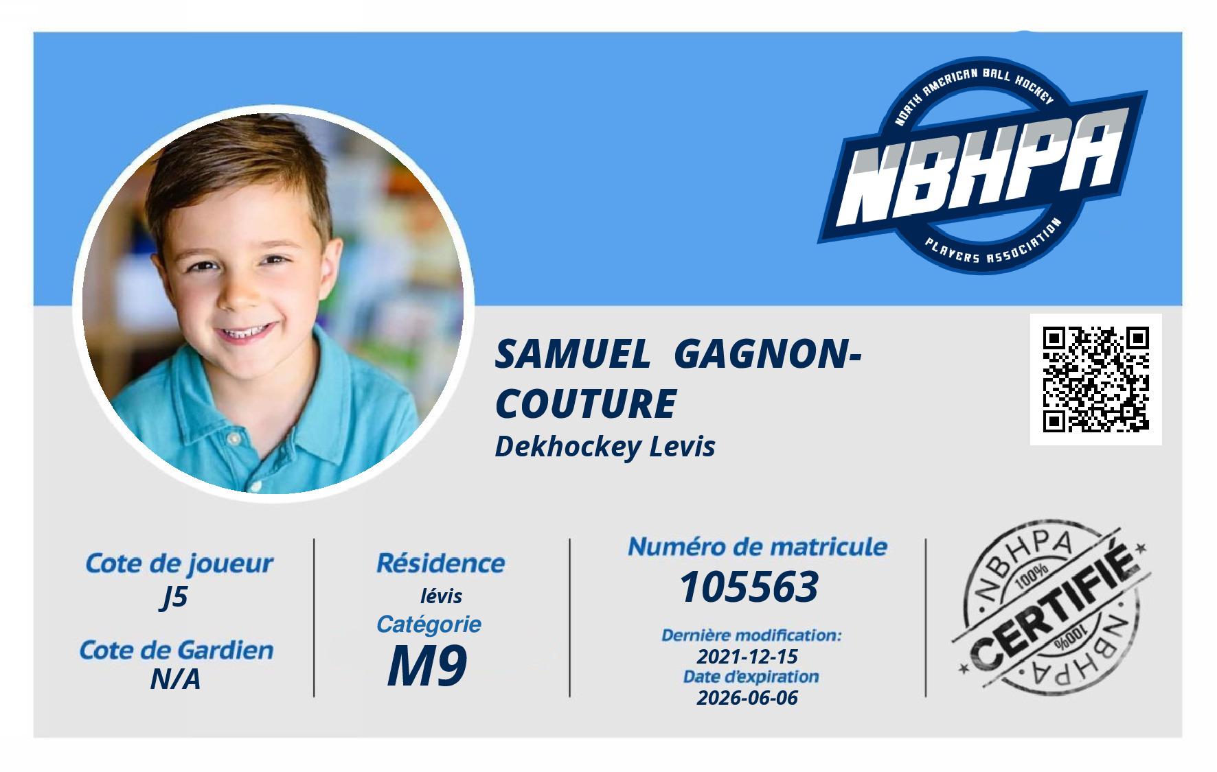 Samuel  Gagnon-Couture