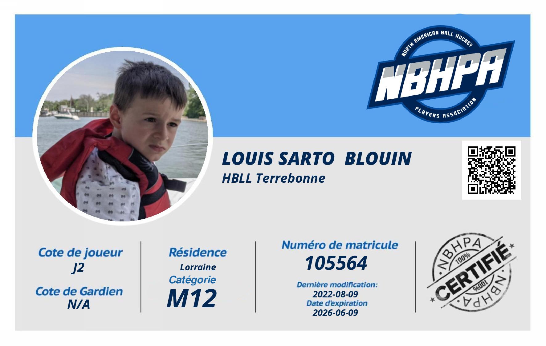 Louis Sarto  Blouin