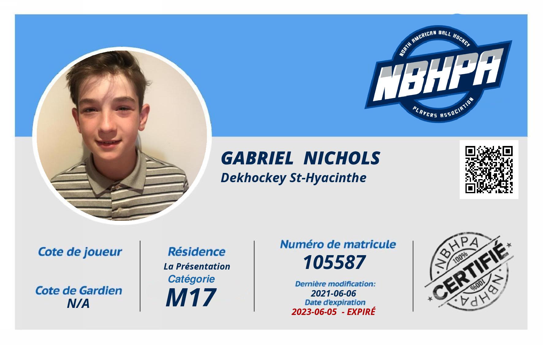 Gabriel  Nichols