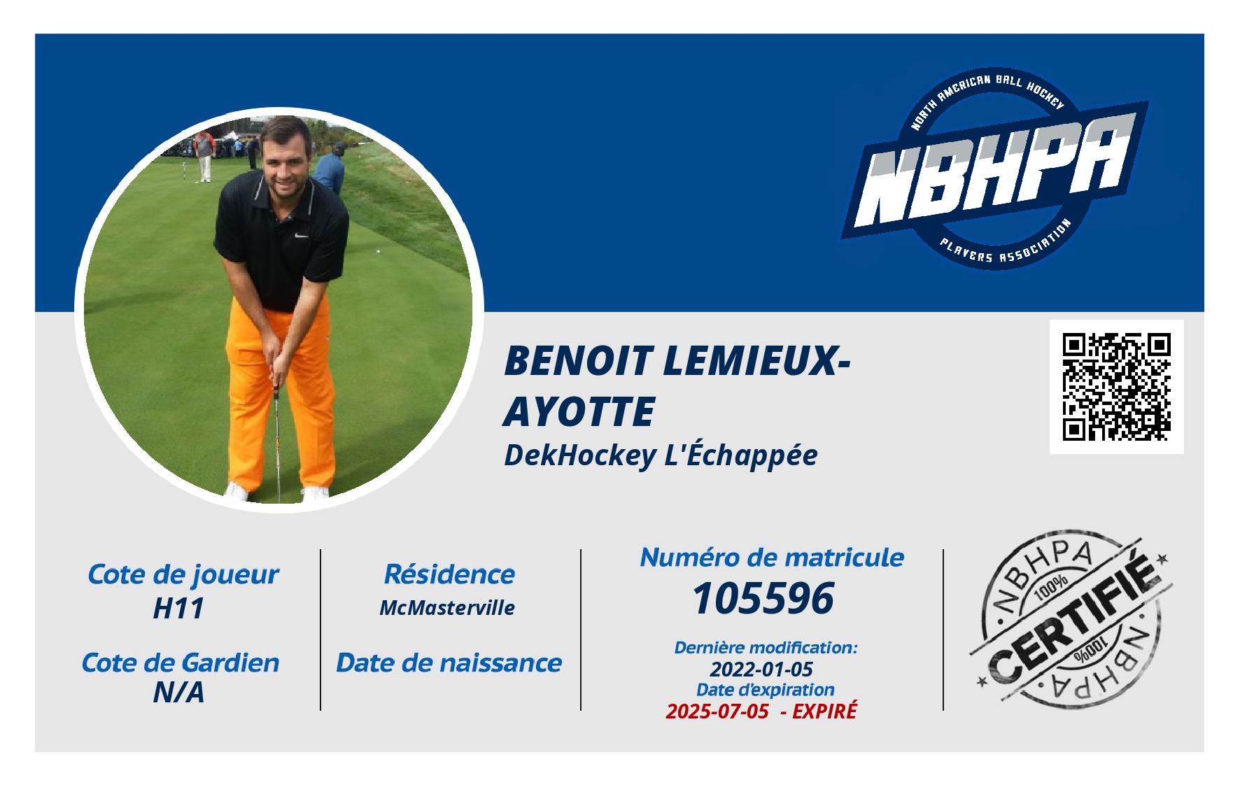 Benoit Lemieux-Ayotte
