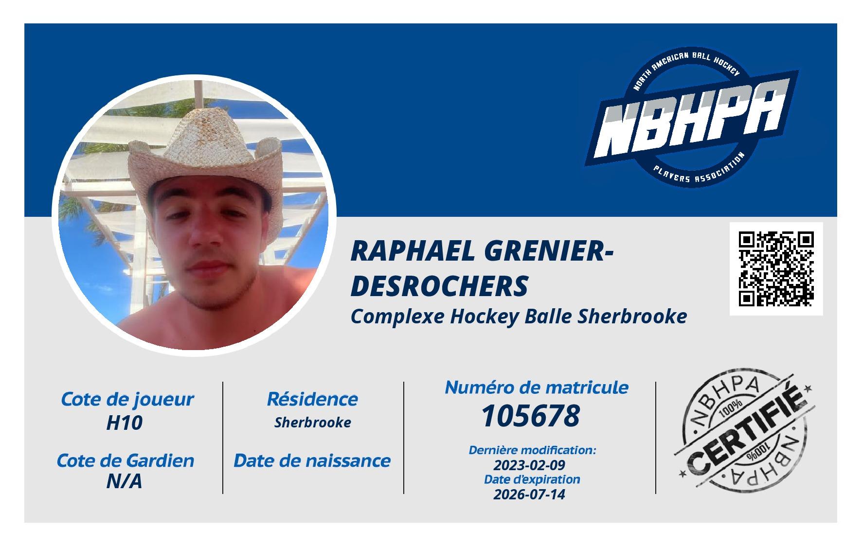 Raphael Grenier-Desrochers