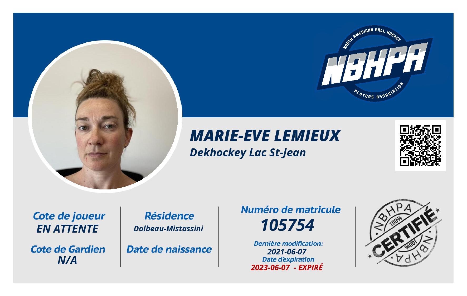 Marie-Eve Lemieux