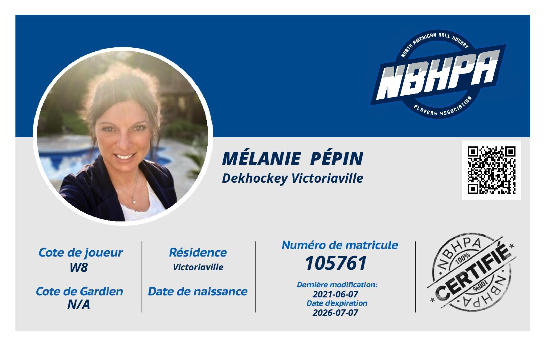 Mélanie  Pépin