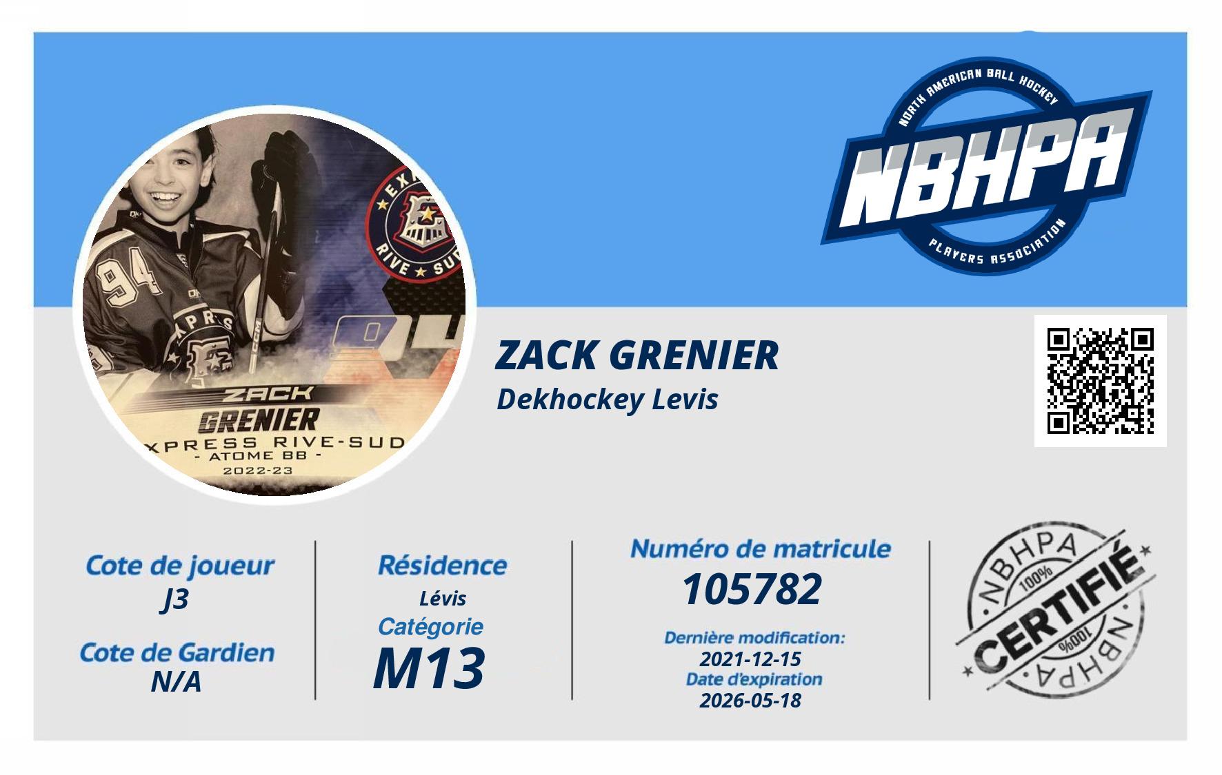 Zack Grenier