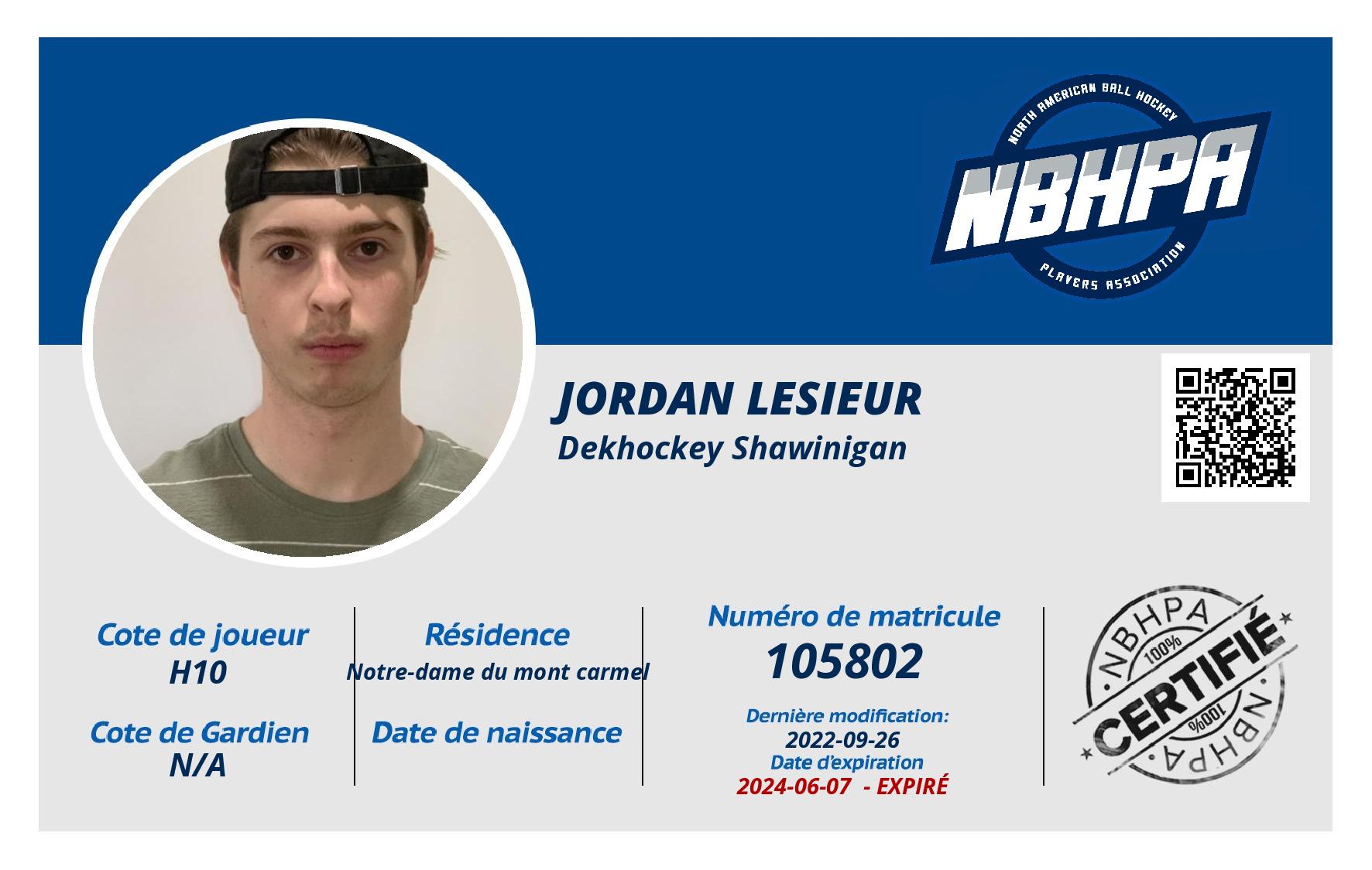 Jordan Lesieur