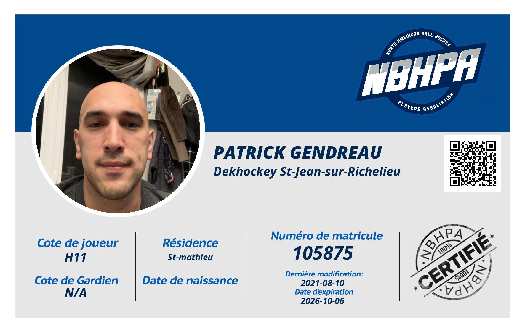 Patrick Gendreau
