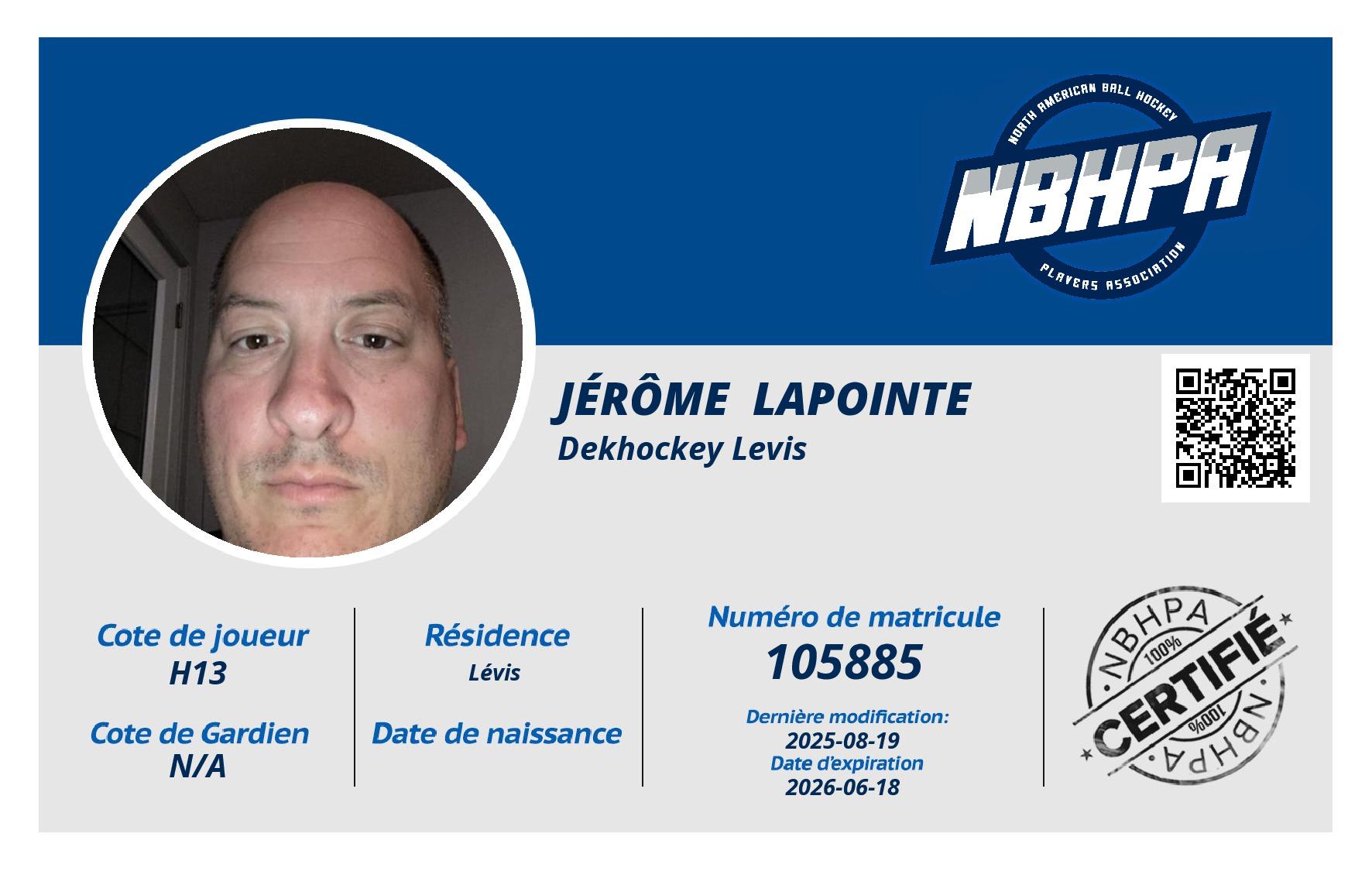 Jérôme  Lapointe